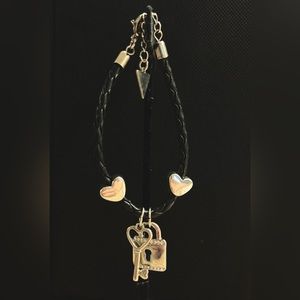 Lock and Key Charm Bracelet